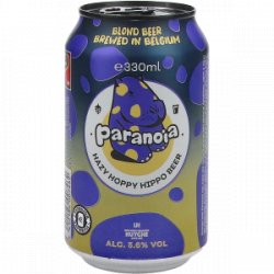 Huyge Paranoia Blond Hazy Hoppy Hippo Beer - Drankgigant.nl