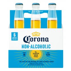 Corona Non-Alcoholic Mexican Lager 6 pack - Outback Liquors