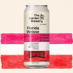 The Garden Prickly Pear, Strawberry & Coconut Floridaweisse-SanFrutos (ES) Collab - The Garden Brewery