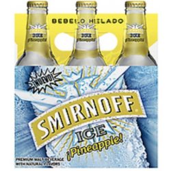 Smirnoff Ice Pineapple 6 pack 12 oz. Bottle - Petite Cellars