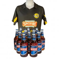 Spitfire Retro Cricket Shirt & Ale Bundle BlackGold - Shepherd Neame