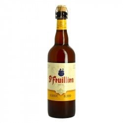 St FEUILLIEN Bière belge blonde d'Abbaye 75cl - Calais Vins