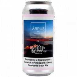 Ārpus Brewing Co. Ārpus X Xul Beer Co Strawberry X Red Currant X Coconut X Pineapple X Lemon Smoothie Sour Ale