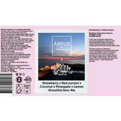 Ārpus Brewing Co. Ārpus X Xul Beer Co Strawberry X Red Currant X Coconut X Pineapple X Lemon Smoothie Sour Ale