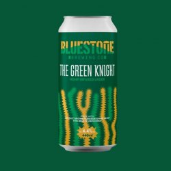 Bluestone Brew Co The Green Knight - Hemp Infused Lager 4.4% 440ml Can - Stori Beer & Wine