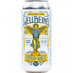 Wellbeing Brewing Co. Wellbeing Victory Wheat (Non-Alcoholic + Electrolytes) - Half Time