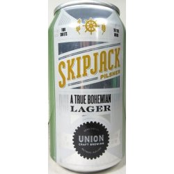 Union Craft Brewing Skipjack Pilsner 6 pack 12 oz. Can - Petite Cellars