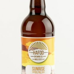 Hafod Sunrise Citrus Pale Ale 3.8%  500ml bottle - Stori Beer & Wine