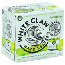 White Claw Natural Lime 6 pack 12 oz. Can - Petite Cellars