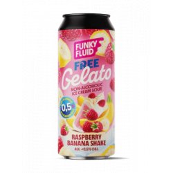 Funky Fluid Free Gelato: Raspberry Banana Shake Funky Fluid Free Gelato: Raspberry Banana Shake