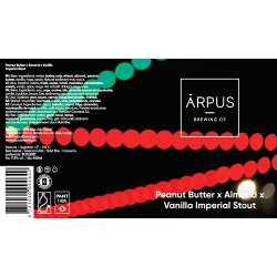 Ārpus Peanut Butter x Almond x Vanilla Imperial Stout - Ārpus Brewing