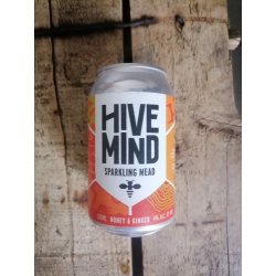 Hive Mind Honey & Ginger Mead 4% (330ml can) - waterintobeer