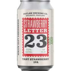 DuClaw Brewing Company Strawberry Letter 23 6 pack 12 oz. Can - Petite Cellars