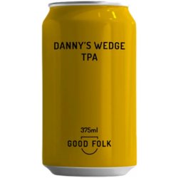 Good Folk Danny's Wedge Tropical Pale 375ml - BoozeBud