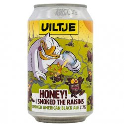 Uiltje Honey I Smoked The Raisons! Smoked American Black Ale 330ml - The Beer Cellar