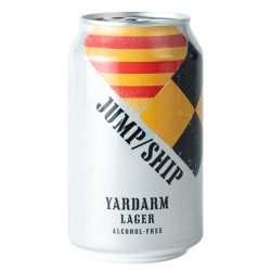 Jump Ship Brewing  YARDARM LAGER, 0.5% 330ml - The Alcohol Free Co