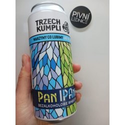 Trzech Kumpli Pan IPAni Bezalkoholowe Urodzinowe 0,5% 0,5l - Pivní lednice