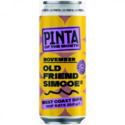 PINTA Old Friend Simcoe PINTA Old Friend Simcoe