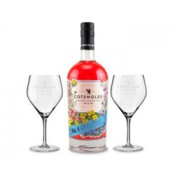 Gin Cotswolds No.1 Wildflower 700ml + 2 copas de regalo - Sabremos Tomar