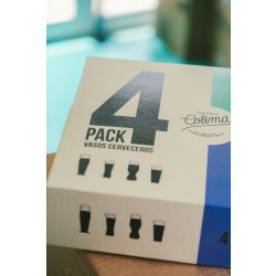 4 PACK VASOS CERVECEROS DE COLECCIÓN - Cervecería de Colima