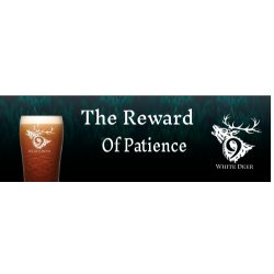 9 White Deer Bar Runner  The Reward of PatienceTaming the Wilderness - 9 White Deer