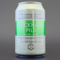 Brick Brewery - Peckham Pils - 4.8% (330ml) - Ghost Whale