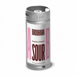 Brouhaha Brewery Strawberry & Rhubarb Sour