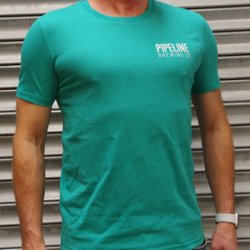 Pipeline Short Sleeve T-shirt - TEAL - Pipeline Brewing Co