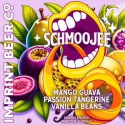 Imprint Beer Co - Schmoojee: Mango Guava Passion Tangerine Vanilla Beans - Left Field Beer