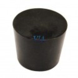 TAPON TRADICIONAL NEGRO CÓNICO 40-38 MM SILICONA - Tienda INVIA