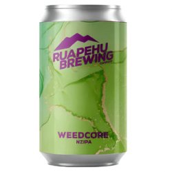 Ruapehu Brewing Weedcore NZ IPA 330ml - The Beer Cellar