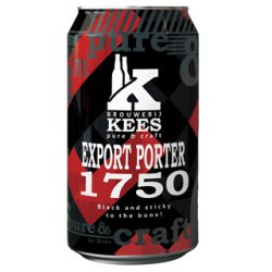 Kees Export Porter 330ml - The Beer Cellar