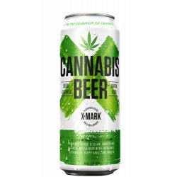 X-Mark Cannabis Beer lata - Bodecall