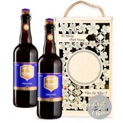 Hộp Quà 2 Chai Bia Chimay Xanh 9% – Chai 750ml - First Beer – Bia Nhập Khẩu Giá Sỉ