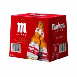 Cerveza Mahou 5 Estrellas especial pack de 12 botellas de 25 cl. - Carrefour España