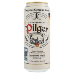 Paderborner German Pilger 500ml - The Beer Cellar