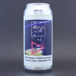 Arpus Brewing Co  Funky Fluid - QDH TIPA: Galaxy x Citra x Mosaic x Nectaron - 10% (440ml) - Ghost Whale