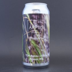 Arpus Brewing Co - TDH IPA: Rakau x Ella x Mosaic - 6.5% (440ml) - Ghost Whale