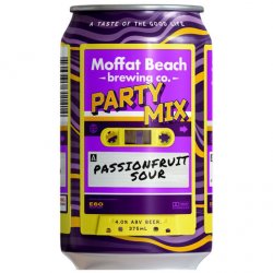 Moffat Beach Brewing Party Mix Passionfruit Sour 375mL - The Hamilton Beer & Wine Co