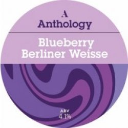 Anthology Brewing Company Blueberry Berliner Weisse (Keg) - Pivovar