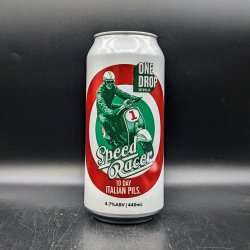 One Drop Speed Racer Pilsner Can Sgl - Saccharomyces Beer Cafe