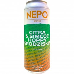 Nepo Brewing Citra & Simcoe Hoppy Grodziskie Nepo Brewing Citra & Simcoe Hoppy Grodziskie