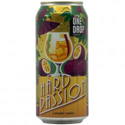 One Drop Brewing Hard Passion 440mL - The Hamilton Beer & Wine Co