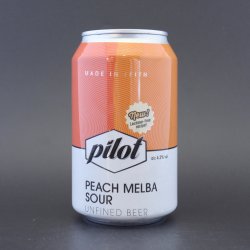 Pilot - Peach Melba Sour - 4.3% (330ml) - Ghost Whale