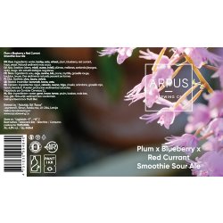 Ārpus Brewing Co. Plum X Blueberry X Red Currant Smoothie Sour Ale