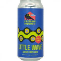 Firebrand Brewery  Little Wave Alcohol Free Lager (44cl) (Cans) (Gluten Free) - Chester Beer & Wine