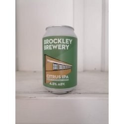 Brockley Citrus IPA 4.5% (330ml can) - waterintobeer