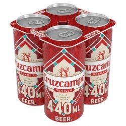 Cruzcampo 4x440ml - Bot Drinks