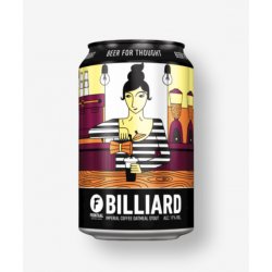 FRONTAAL BILLIARD IMP COFFEE OATMEAL STOUT - Simons Kaas & Noten