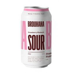 Brouhaha Brewery Strawberry & Rhubarb Sour